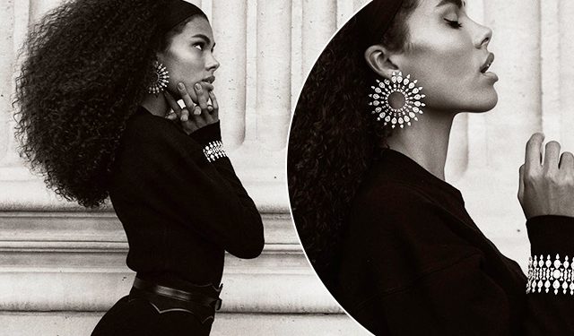 შავ-თეთრი ტონები: ტინა კუნაკი საიუვილერო ბრენდის რეკლამაში