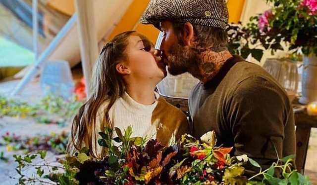 დევიდ ბექჰემს ქალიშვილის ტუჩებში კოცნის გამო ისევ აბულინგებენ