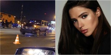 ავარია მოსკოვის ცენტრში: “Холостяк”-ს ვარსკვლავს მამაკაცი შემოაკვდა (ვიდეო)