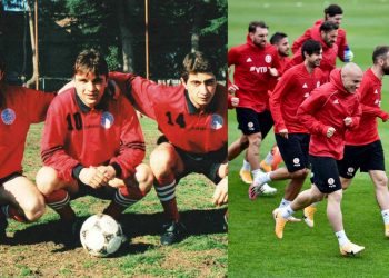 შოთა არველაძე ფეხბურთელებს მიმართავს