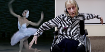 ალცჰაიმერით დაავადებული ყოფილი ბალერინა გედების ტბის გაგონებაზე მოძრაობას იწყებს
