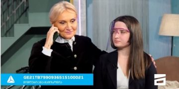 ნანუკა ჟორჟოლიანმა ერთ საათში სამკურნალოდ სიმსივნით დაავადებულ ქალს 57 000 ლარი შეუგროვა
