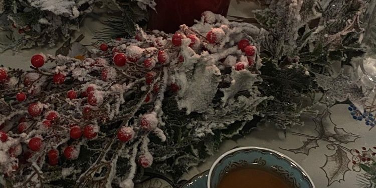 კახი კალაძის და ანუკა არეშიძის საახალწლოდ მორთული სახლი (ფოტოები)