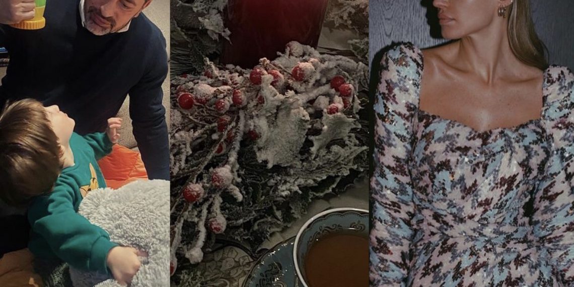 კახი კალაძის და ანუკა არეშიძის საახალწლოდ მორთული სახლი (ფოტოები)