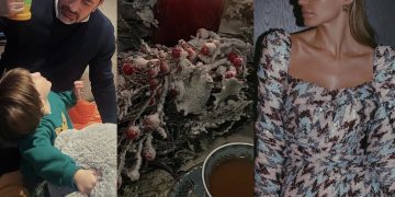 კახი კალაძის და ანუკა არეშიძის საახალწლოდ მორთული სახლი (ფოტოები)