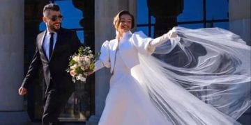 რომელმა ცნობილმა ქალმა დაიჭირა საქორწინო თაიგული გიორგის და მარიტას ქორწილში?