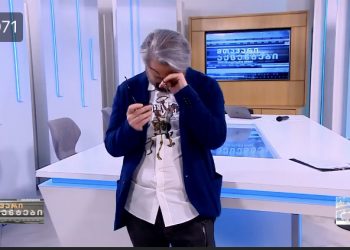 ნიკა გვარამია პირდაპირ ეთერში ატირდა