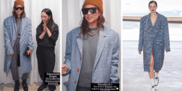 შეი მიტჩელის საყვარელი მანტო ANOUKI-ის შემოდგომა-ზამთარი 2019 წლის კოლექციიდან