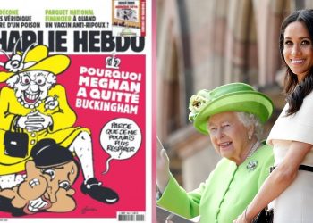 “შარლი ებდოს” კარიკატურა სამეფო ოჯახიდან გაქცეულ წყვილზე, ახალი სკანდალის მიზეზი ხდება