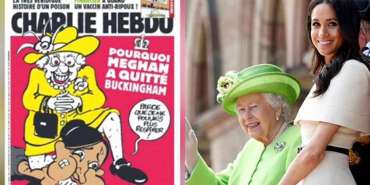 “შარლი ებდოს” კარიკატურა სამეფო ოჯახიდან გაქცეულ წყვილზე, ახალი სკანდალის მიზეზი ხდება