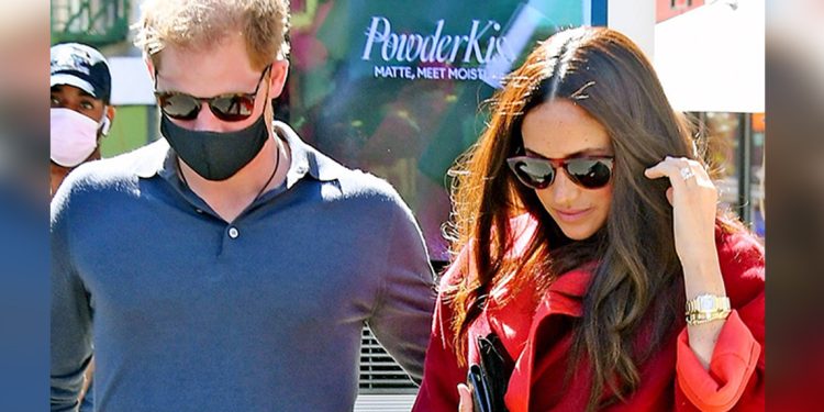 მეგან მარკლი იტალიური ბრენდის 5800 დოლარიან ქაშმირის პალტოში გამოჩნდა