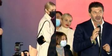 როგორ გამოიყურებოდა ანუკი არეშიძე მეუღლის გვერდით, სადაც არჩევნების პირველად შედეგებს ეცნობოდნენ