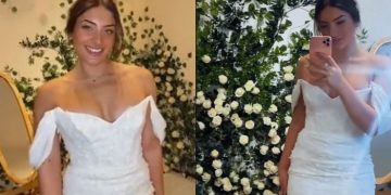 შორენა ბეგაშვილის შვილმა საქორწილო კაბა მოირგო