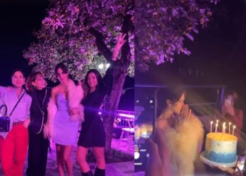 VIDEO: როგორ აღნიშნეს ნინი ბადურაშვილის დის, ანასტასია თოფურიძის დაბადების დღე აგარაკზე