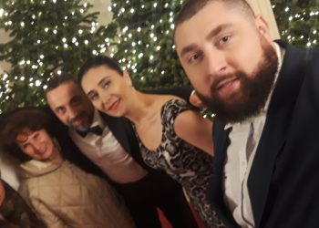 VIDEO: როგორ გამოიყურებოდა ლაშა ტალახაძის მეუღლე დადიანების საშობაო მეჯლისზე